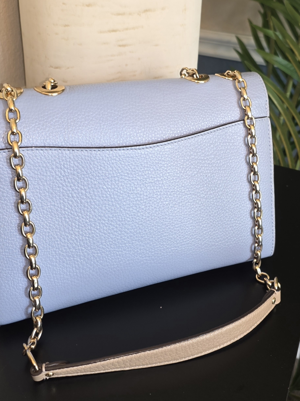 Coach Lane Shoulder Bag in Powder Blue Color Block - Picture 3 of 6